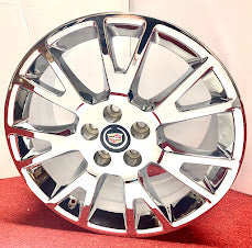 19" CTS PREMIUM PACKAGE SET OF 4 WHEELS XTS CTS XT4 CT5 CT6 CHROME 4682
