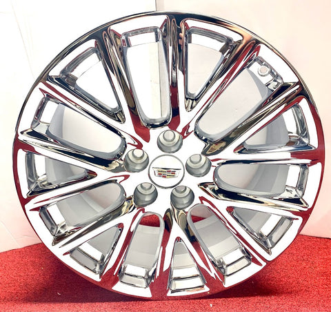 Cadillac OE PREMUIM FACTORY TRIPLE CHROME PLATED 20" WHEELS FIT CTS XTS XT4 CT5 4825
