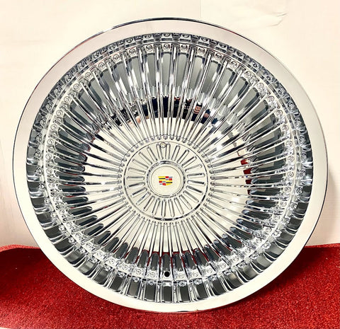 "HOUSTON" CHROME 20" X 8.5" SET OF 4 WHEELS FITS MOST CADILLAC 5X115 DTS DEVILLE