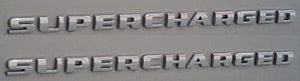 STS-V SUPERCHARGED EMBLEM PAIR