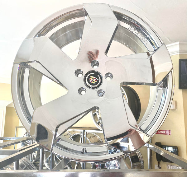 SABRE CHROME 20" X 8.5" SET OF 4 WHEELS